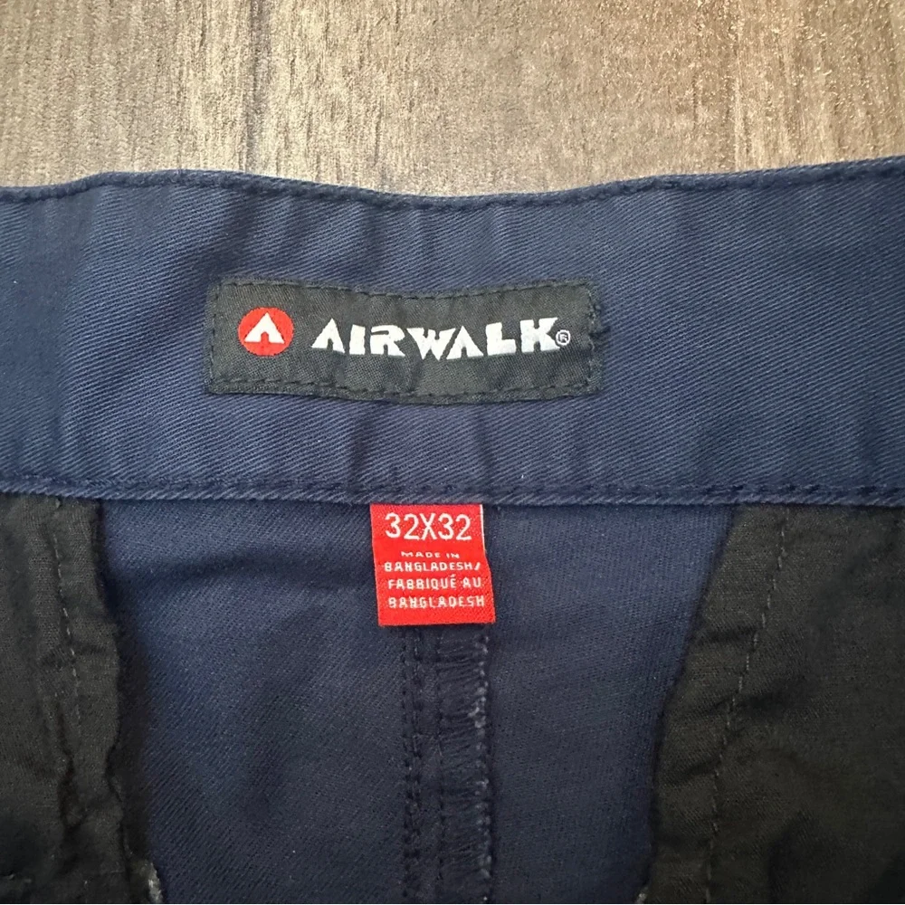 Airwalk Stay Fast Chino Cotton Casual Pants Mens Size 32x32 Blue Marine